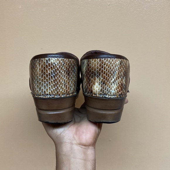 Sanita Snakeskin Danish Clogs - Picture 13 of 17